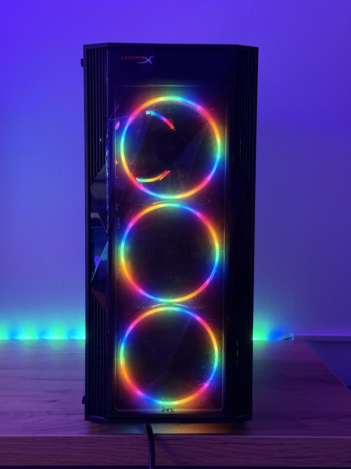 GAMING PC Intel i3 10100F/RX 6600 XT 8GB/ 16GB DDR4/512GB M.2 + 256gb - slika 1