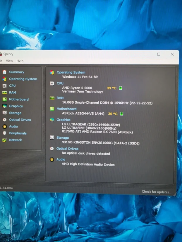 Gaming PC Ryzen 5 5600 / RX 7600 8GB / 16GB DDR4 / 1TB NVMe - slika 7